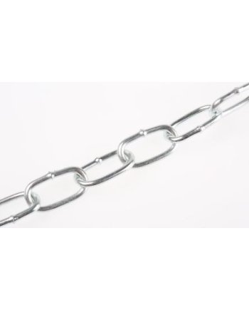 RS PRO Zinc Plated Steel Chain, 10m Length, 50 kg Lifting Load