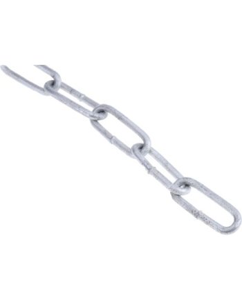 RS PRO Zinc Plated Steel Chain, 10m Length, 45 kg Lifting Load