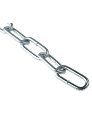RS PRO Zinc Plated Steel Chain, 10m Length, 130 kg Lifting Load