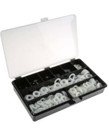 RS PRO 1500 piece Nylon Plain Washer Kit